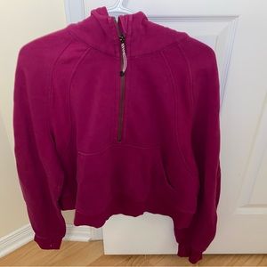 Lululemon Scuba Hoodie Ripened Raspberry Sz Med-Large